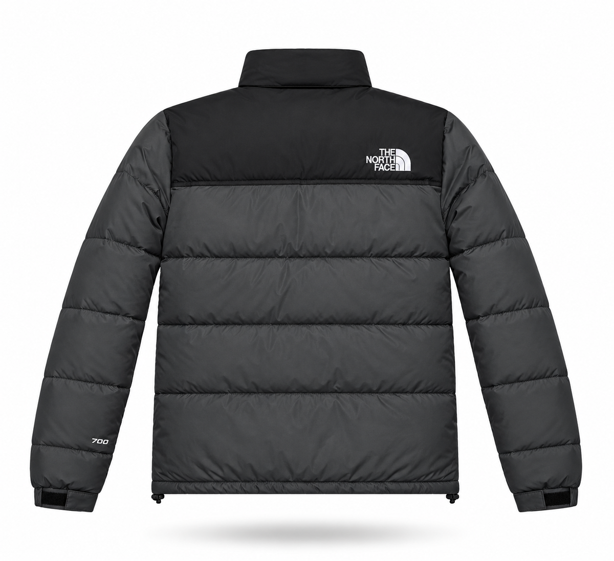 The North Face 700-Fill Nuptse Puffer Jacket | Charcoal Grey / Black