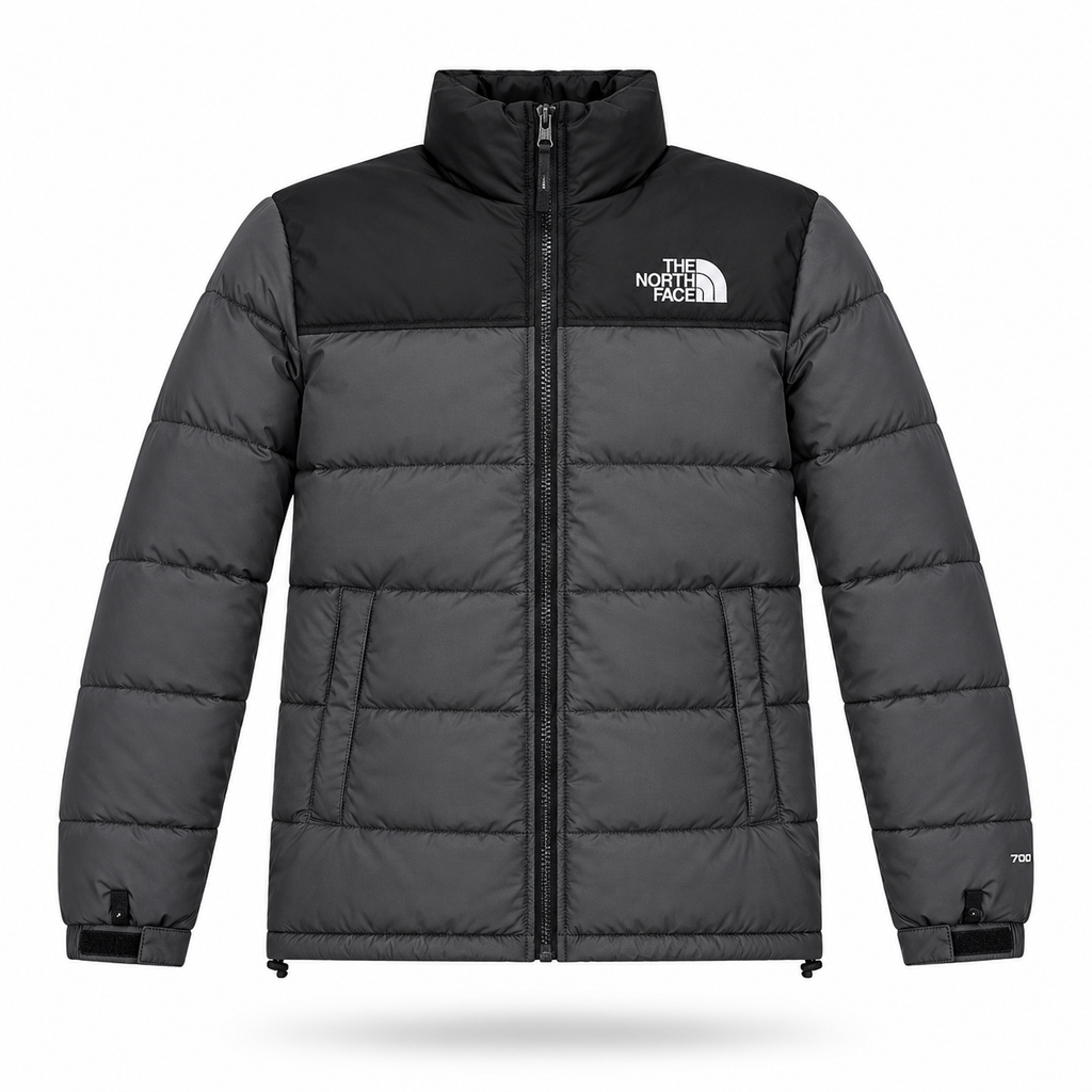 The North Face 700-Fill Nuptse Puffer Jacket | Charcoal Grey / Black