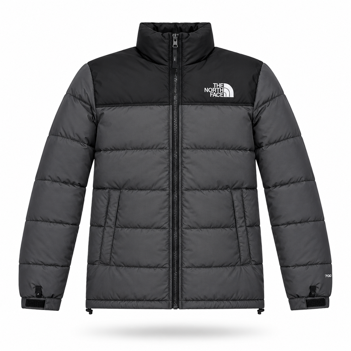 The North Face 700-Fill Nuptse Puffer Jacket | Charcoal Grey / Black