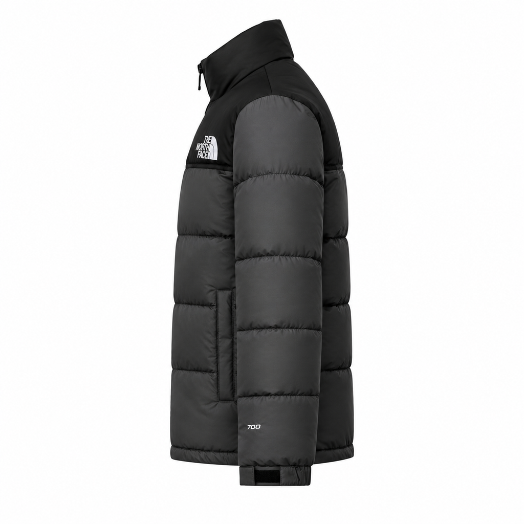 The North Face 700-Fill Nuptse Puffer Jacket | Charcoal Grey / Black